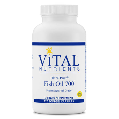 Vital Nutrients - Ultra Pure Fish Oil 700 (Pharmaceutical Grade) -120 Capsules