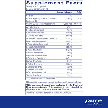 Pure Encapsulations Amino-NR - 180 Capsules