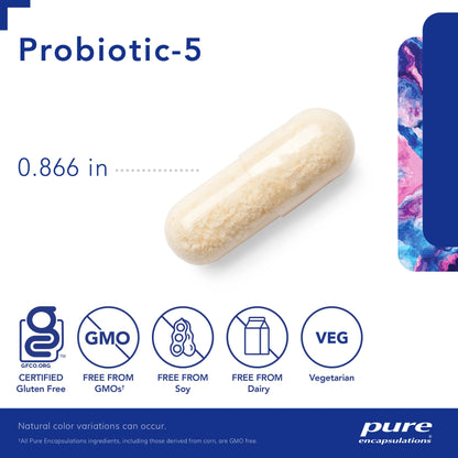 Pure Encapsulations Probiotic-5 - 60 Capsules
