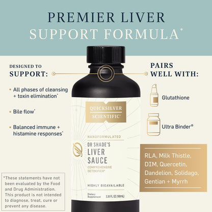 Quicksilver Scientific Dr. Shades Liver Sauce - 100 ML