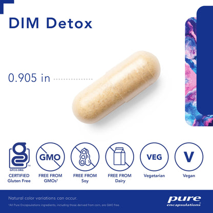 Pure Encapsulations - DIM Detox - 60 Capsules
