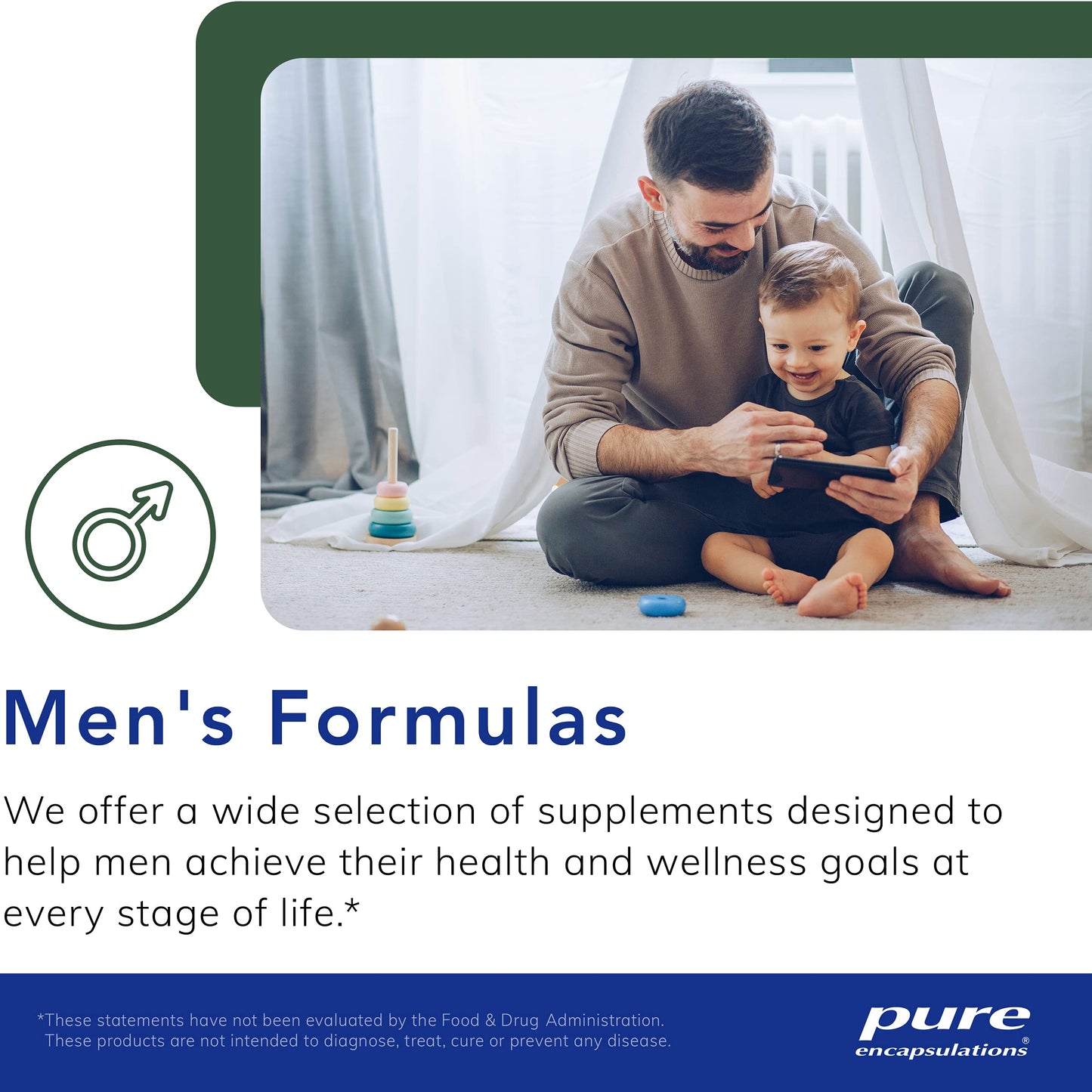 Pure Encapsulations Men's Nutrients - Multivitamin Mineral Supplement - 180 Capsules