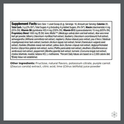 Isagenix Cleanse for Life - Powder Supplement Vitamin B12 & Niacin - Natural Rich Berry 3.4 Oz (16 Servings)
