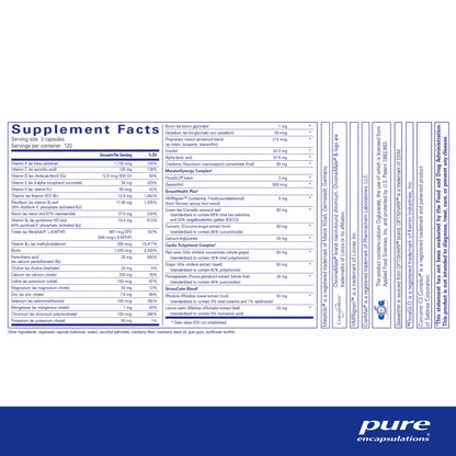 Pure Encapsulations Women's Nutrients - 360 Capsules